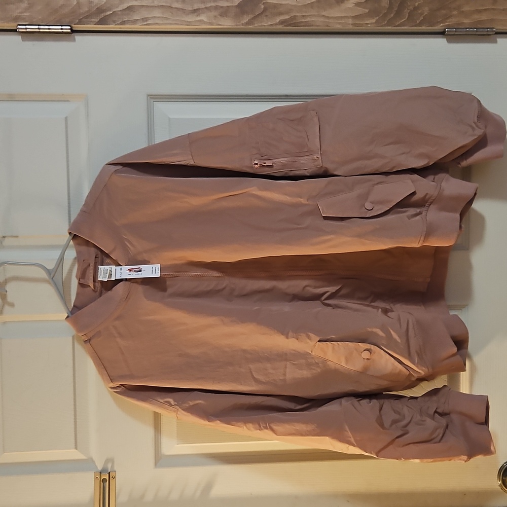 VICTORIA’S SECRET PINK PARACHUTE BOMBER JACKET: PINK: NEW WITH TAGS: SIZE XXL